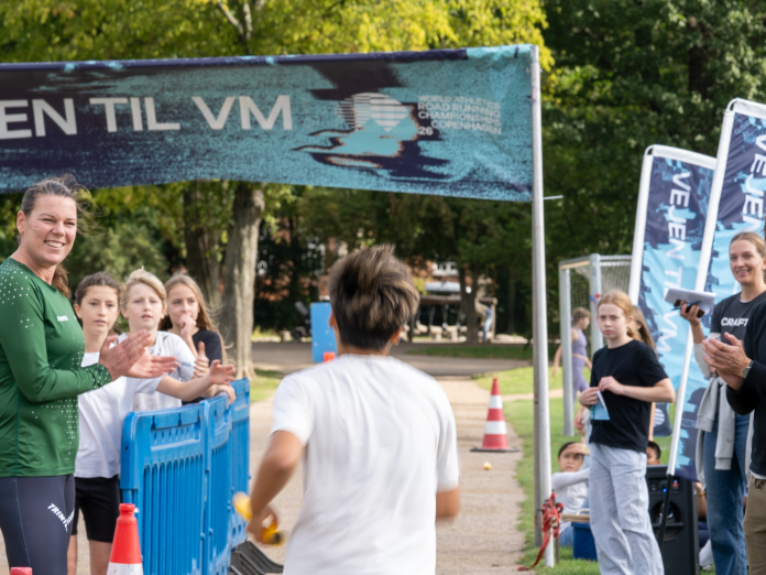 Vejen til VM-stafet i Fælledparken i september 2026.