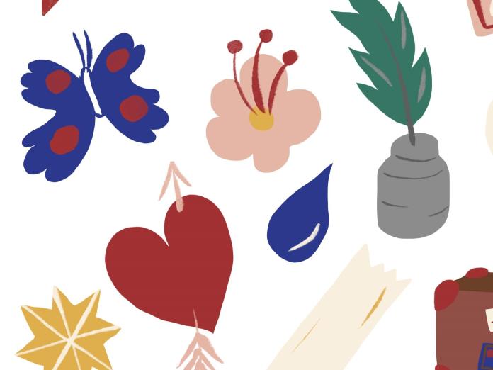Illustration af dagbogsskrivning 