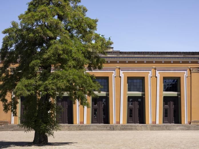 Facaden af Thorvaldsens Museum.