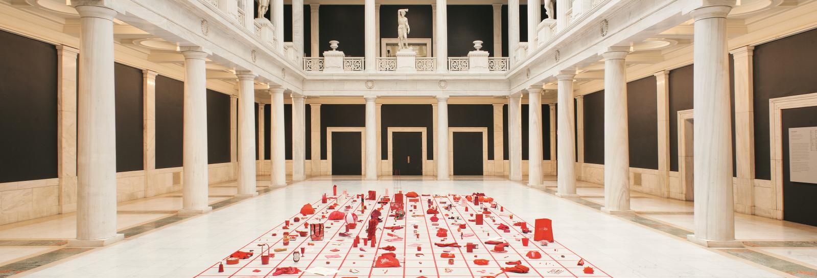 Alison Knowles: "Celebration Red", 2016