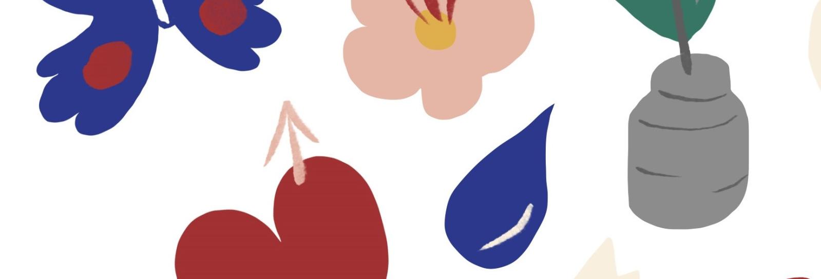 Illustration af dagbogsskrivning 