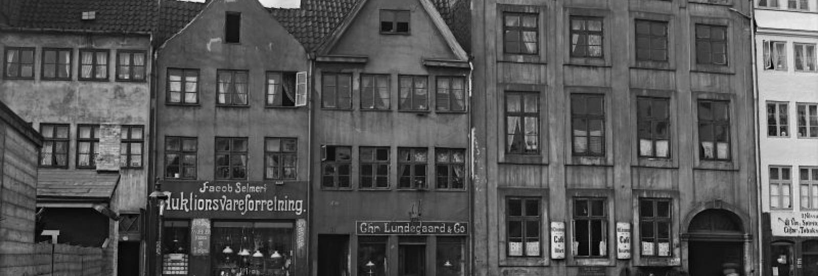 Husrække i det indre København i begyndelsen af 1900-tallet