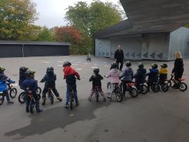 Helt klar til cykelleg!