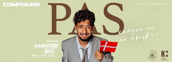 PAS - Kampen om at høre til: Forestillingens plakat