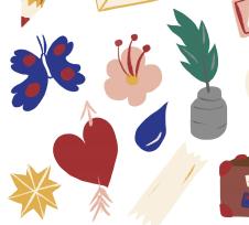 Illustration af dagbogsskrivning 